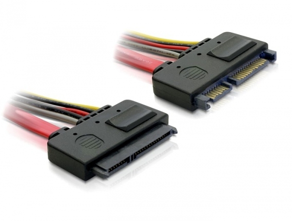 Delock SATA-Verlängerungskabel - Serial ATA 150/300/600 - SATA Combo (M), Ansicht 2