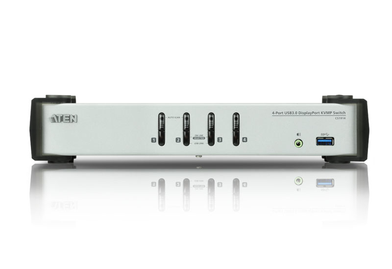 ATEN CS1914 KVMP Switch - KVM-/Audio-/USB-Switch, Ansicht 3