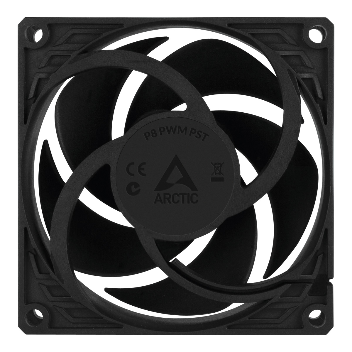 Arctic P8 PWM PST - 80 mm PWM PST Lüfter optimiert für statischen Druck - Ventilator - 8 cm - 3000 RPM, Ansicht 2