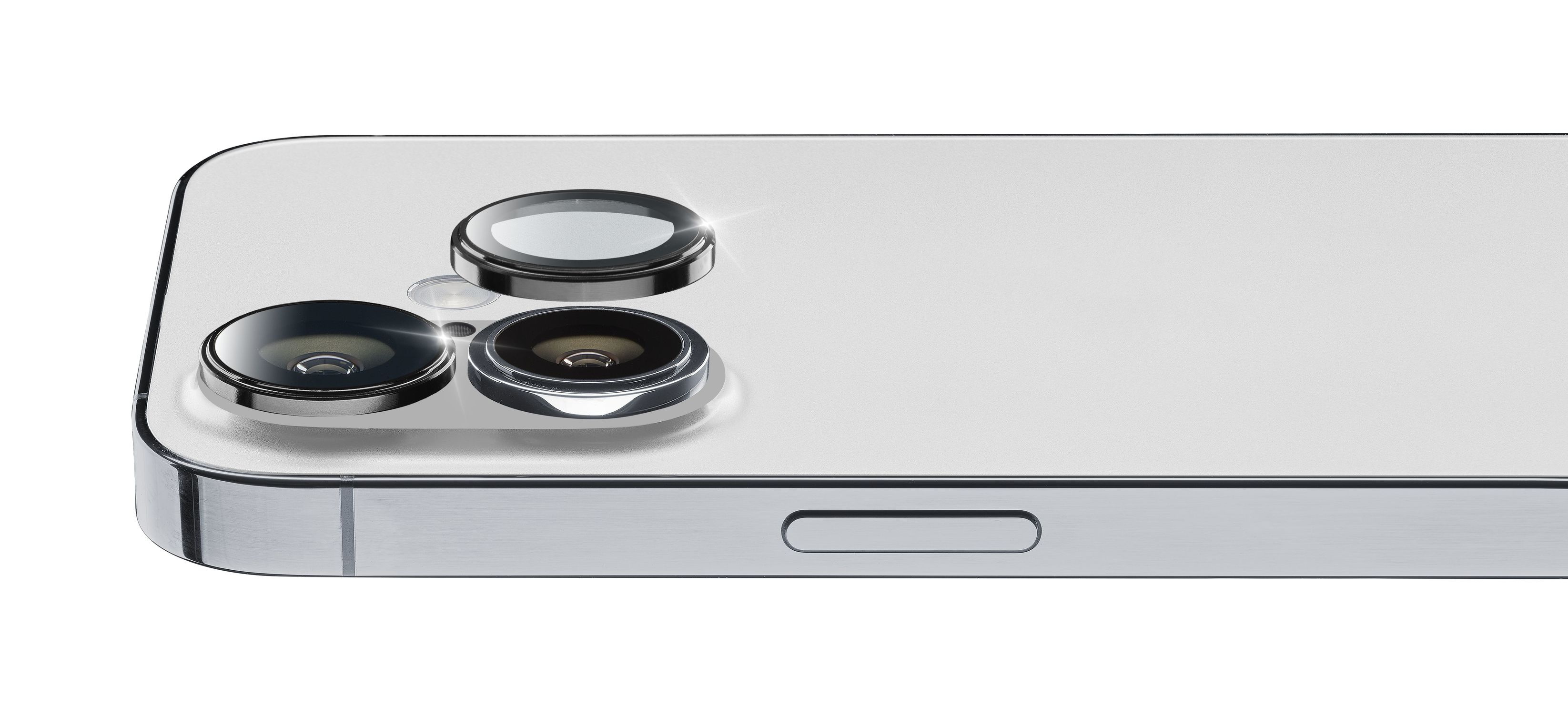 Cellularline Camera Lens Protection Ring iPhone 16/Plus Clear, Ansicht 2