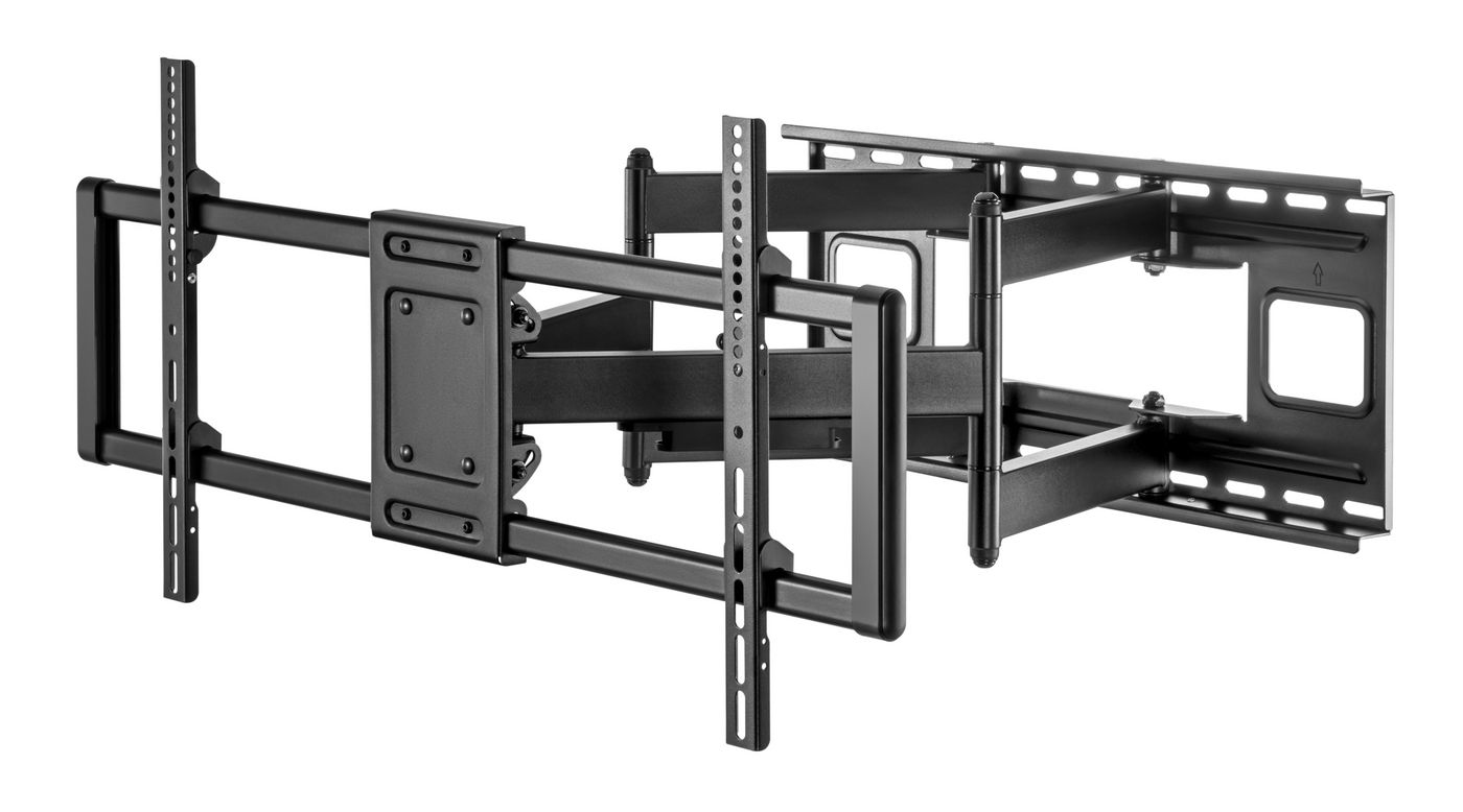 VivoLink VLMW60120A - 2,29 m (90) - 200 x 200 mm - 800 x 400 mm - -5 - 10° - Stahl - Schwarz, Ansicht 4