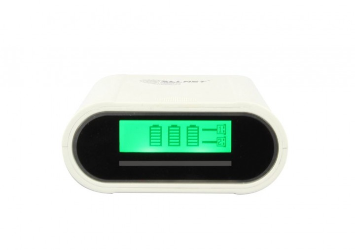 ALLNET ALL-PB103 Akkuladegerät Weiß, Ansicht 2