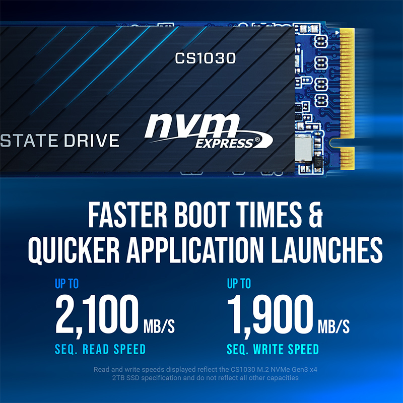 PNY CS1030 - SSD - 2 TB - intern - M.2 2280 - PCIe 3.0 x4 (NVMe), Ansicht 4