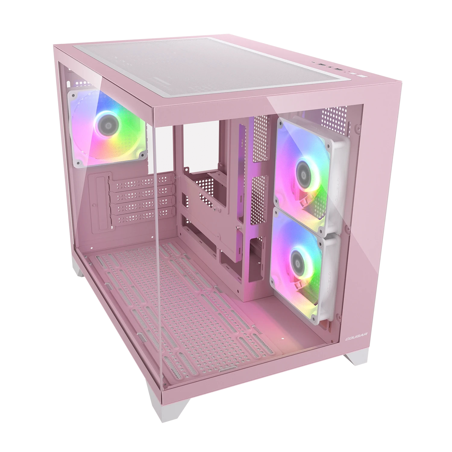 Cougar Gehäuse Mini-Tower FV150 ARGB Pink - Midi/Minitower - ATX, Ansicht 2