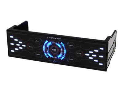LC-Power Lüftersteuerung LC-CFC-LED mit PC Beleuchtungssystem - Gehäuse-Lüfter - Kunststoff