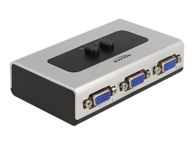 Delock Videoverteiler-Switch - 2 x VGA - Desktop