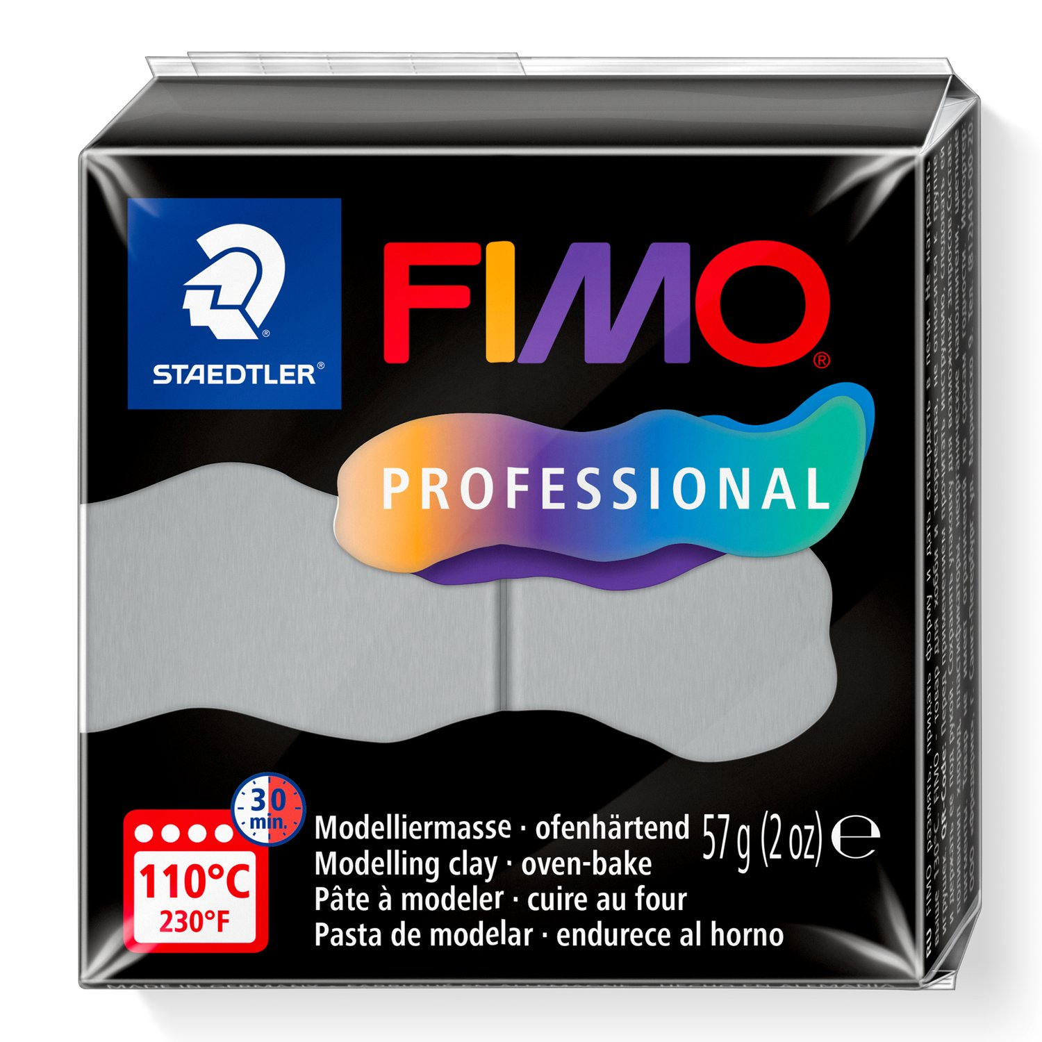 STAEDTLER Mod.masse Fimo prof 57g delfingrau, Ansicht 2