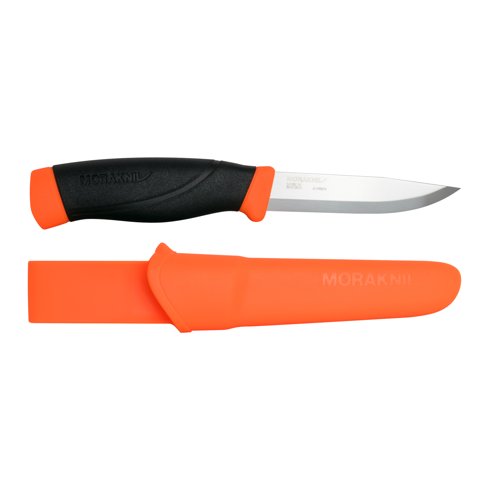 Morakniv 12211 - Einzelbild - Jagdmesser - Absetzpunkt - Karbonstahl - Thermoplastisches Elastomer (TPE) - Orange von LumaTech