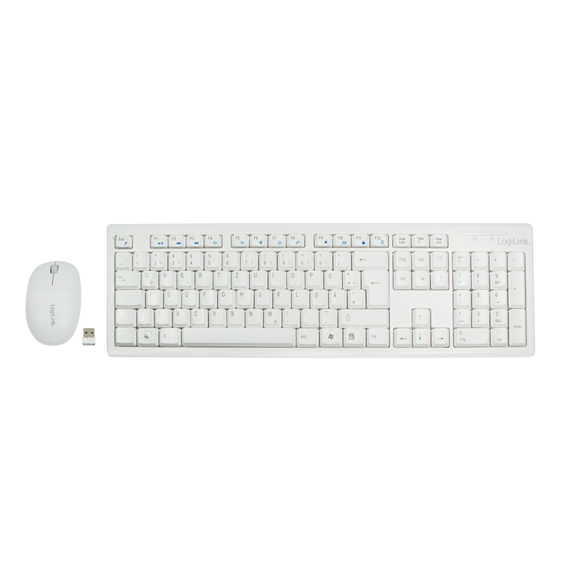 LogiLink Combo Set with Autolink - Tastatur-und-Maus-Set - TL: Deutsch, QWERTZ, Ansicht 2