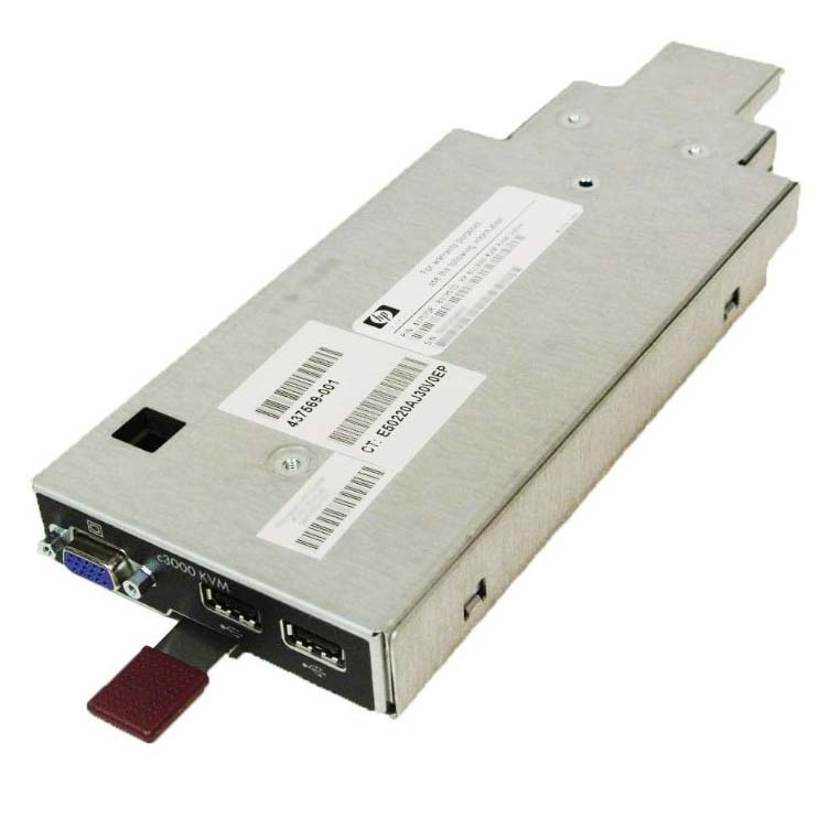 HPE KVM Option - KVM-Switch - 1 x VGA + 2 x USB (437575-B21)
