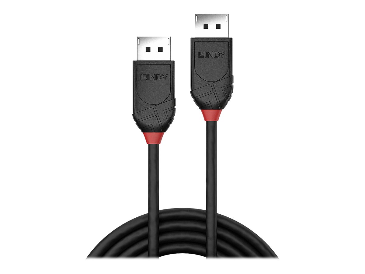 Lindy Black Line - DisplayPort-Kabel - DisplayPort (M) zu DisplayPort (M) - DisplayPort 1.2 - 2 m - Schwarz