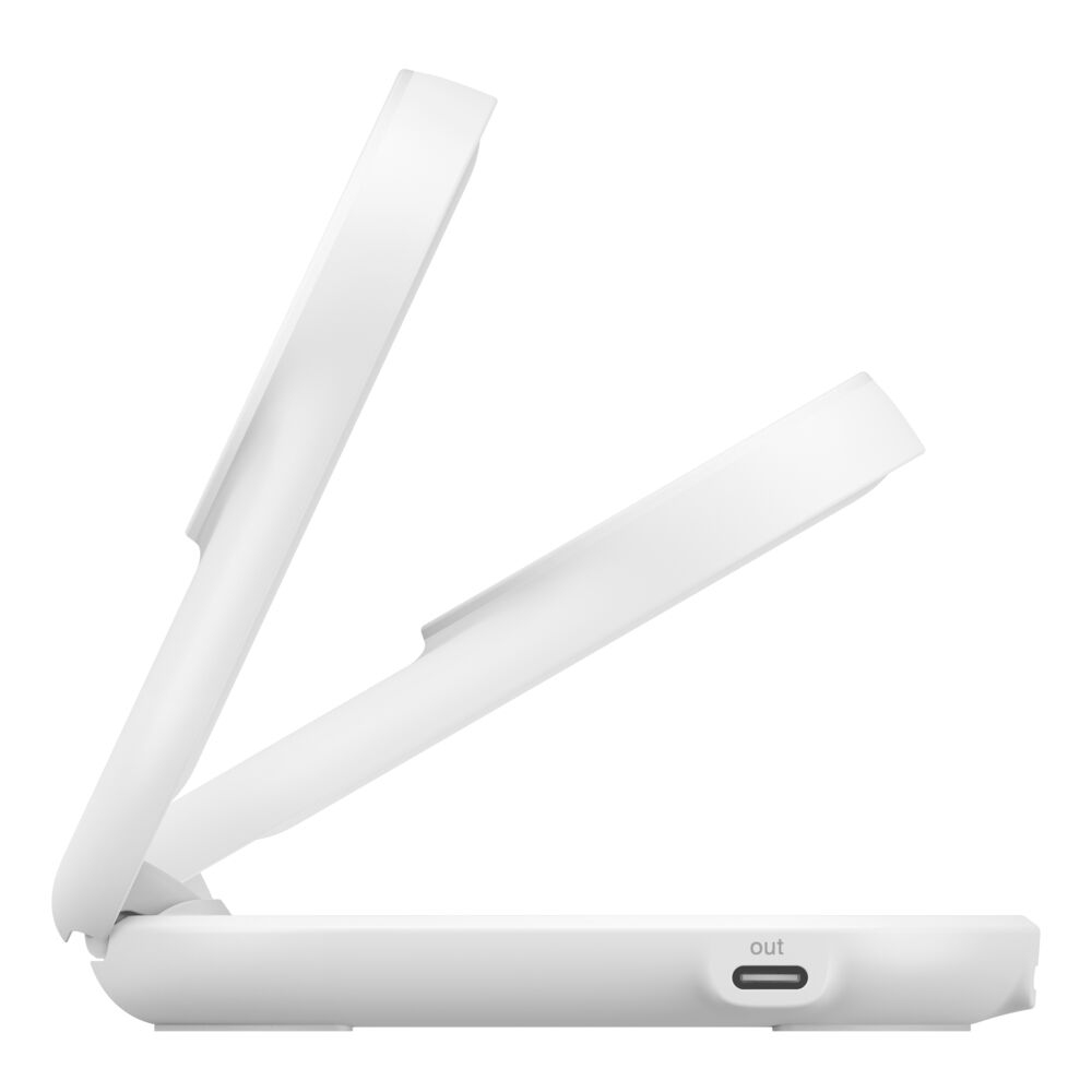 Belkin UltraCharge - Kabelloses Ladegerät - magnetisch, faltbar + AC-Netzteil - 25 Watt - Ultra Fast Charge (USB-C), Ansicht 2
