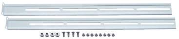 Aixcase AIX-19K1UMR-W - Rack-Tastatur-Einschubschienen-Kit - Hellgrau, RAL 7035 - 1U - 48.3 cm (19), Ansicht 2