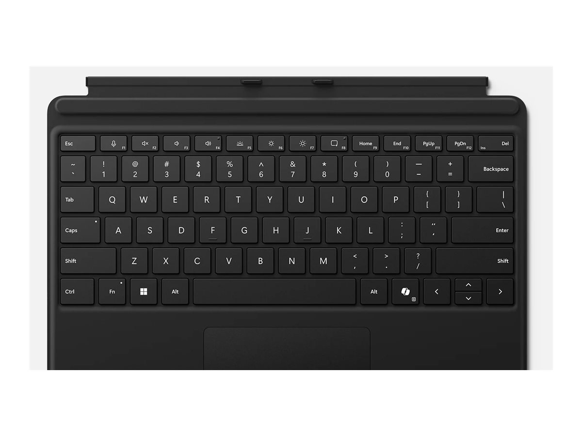 Microsoft Surface Pro Keyboard - Tastatur - mit Trackpad Beschleunigungsmesser Surface Slim Pen 2 Ablage- und Ladeschale