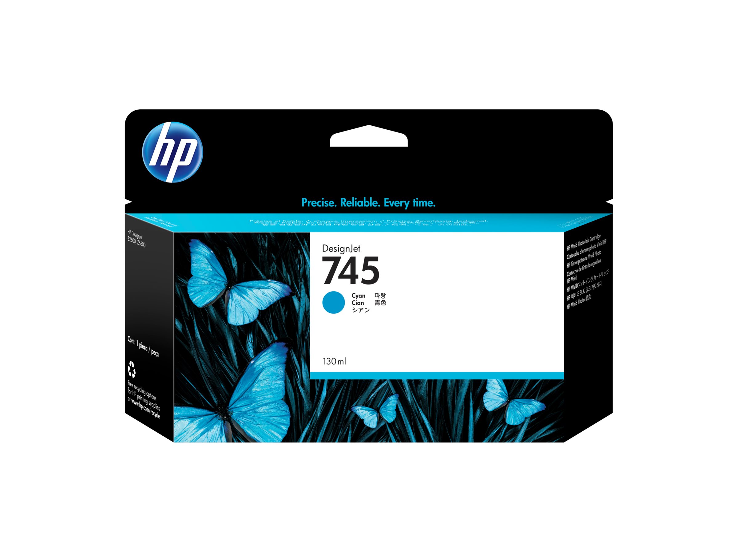 HP 745 - 130 ml - Cyan - original - DesignJet