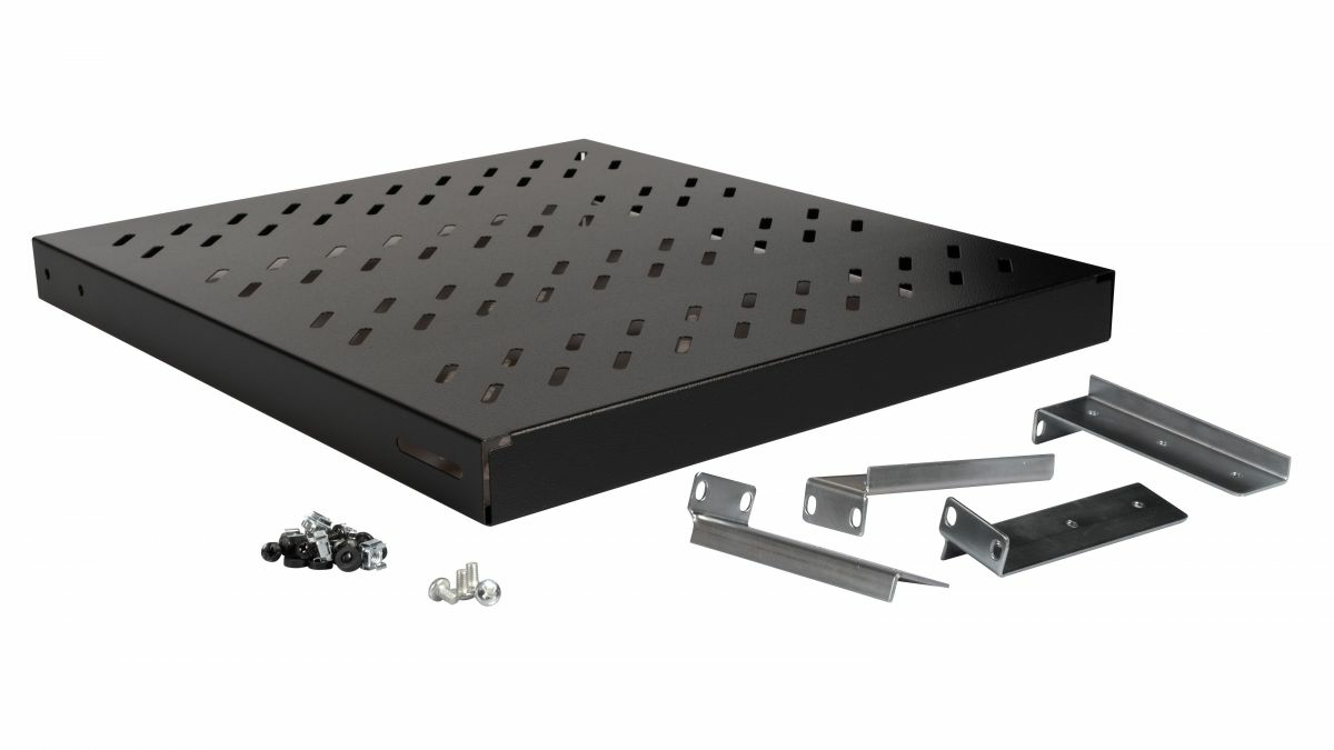 Equip Fachboden variabel 19 für Serverschränke 1U 50cm sw - Zubehör Stromversorgung - 0,5 m, Ansicht 2