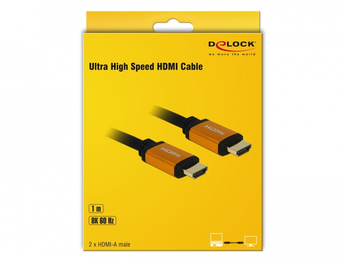 Delock HDMI-Kabel - HDMI männlich zu HDMI männlich, Ansicht 4