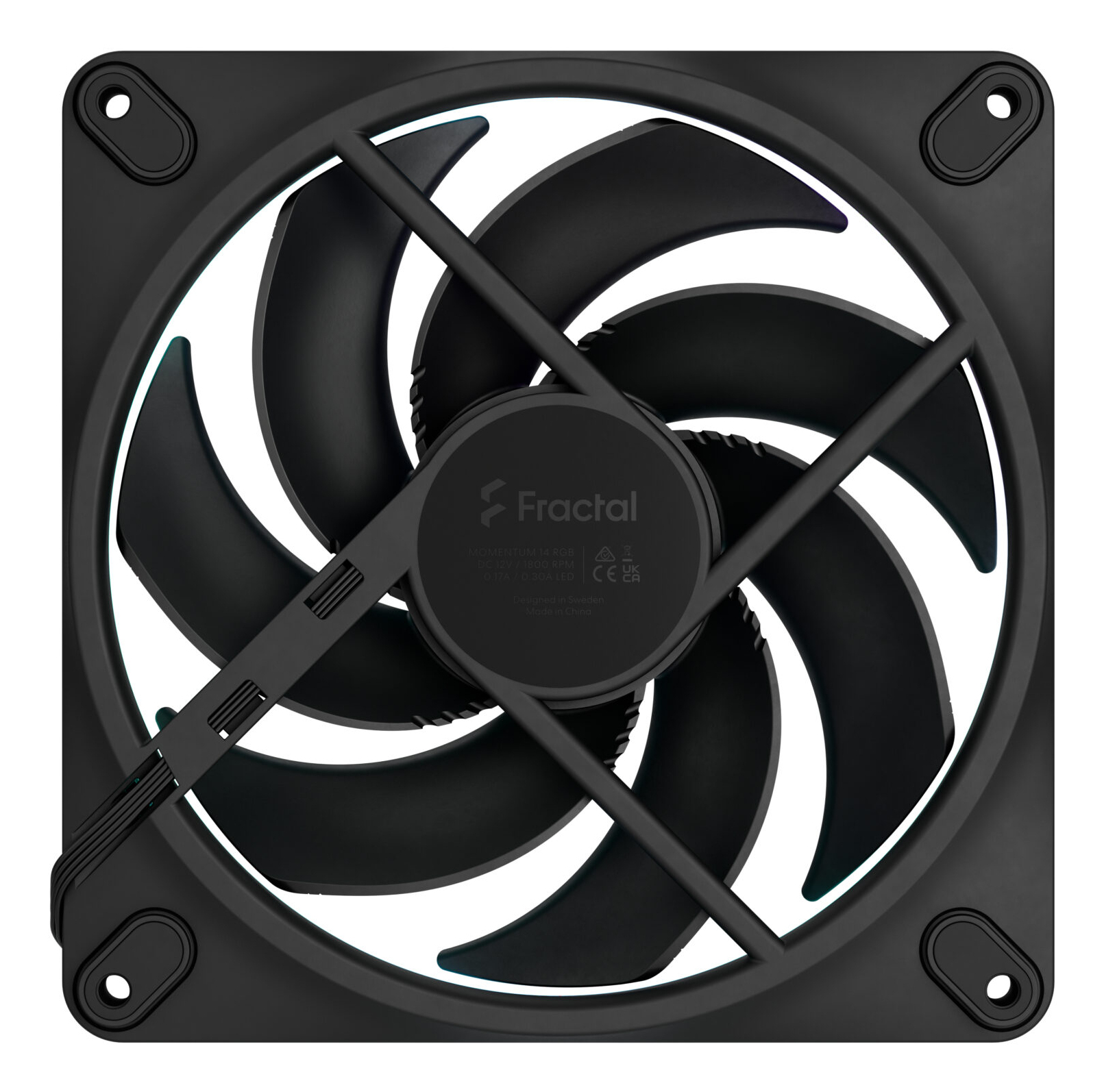 Fractal Design Momentum 14 RGB - Gehäuselüfter, Ansicht 2
