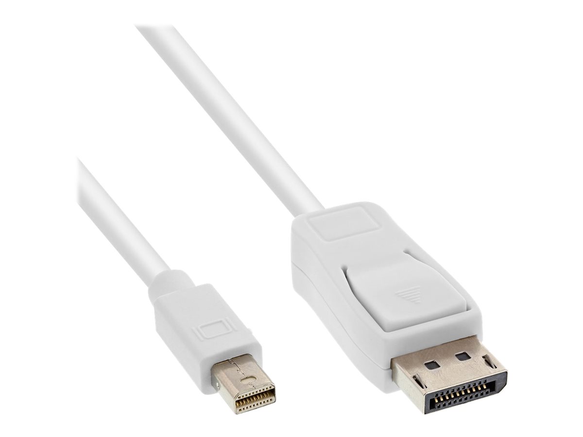 InLine Mini DisplayPort zu DisplayPort Kabel - weiß - 15m