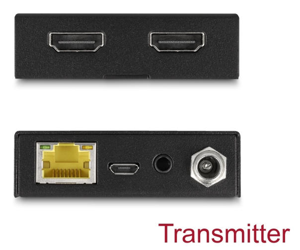 Delock HDMI Extender Setüber Cat.6 Kabel 4K 60 Hz 50 m - Kabel - Digital/Display/Video, Ansicht 4