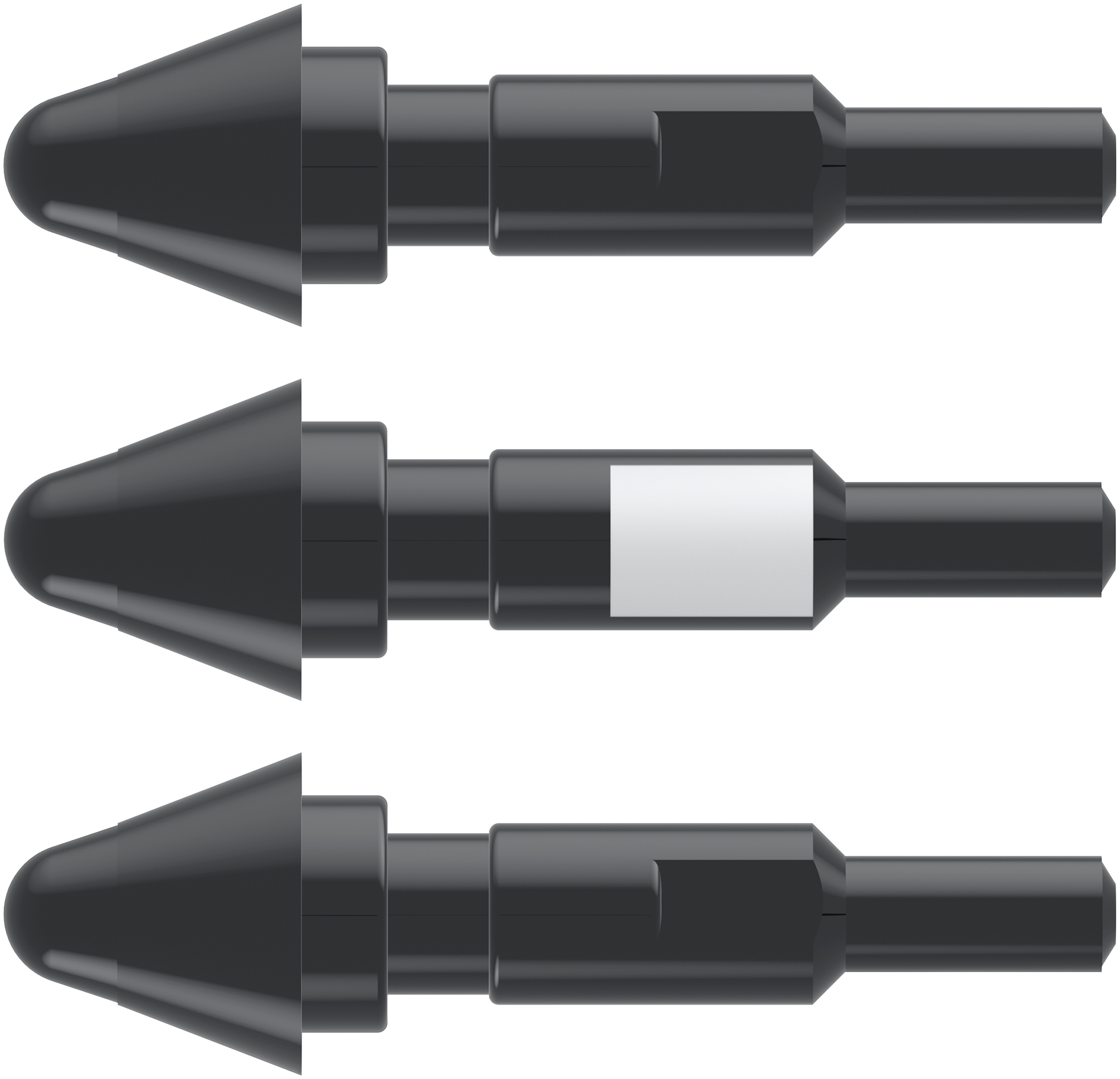 Dell NB1022 - Kit Stylus-Spitzen - Schwarz, Ansicht 2