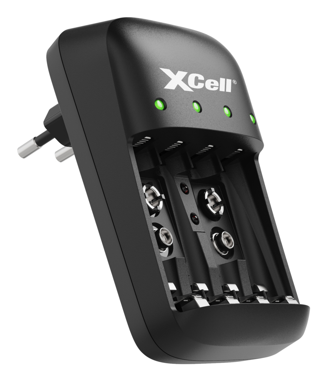 XCell Ladegerät BC-X500 unbest. 1-4x AAA AA 1-2x Block - Ladegerät - Nickel-Metallhydrid (NiMH), Ansicht 2