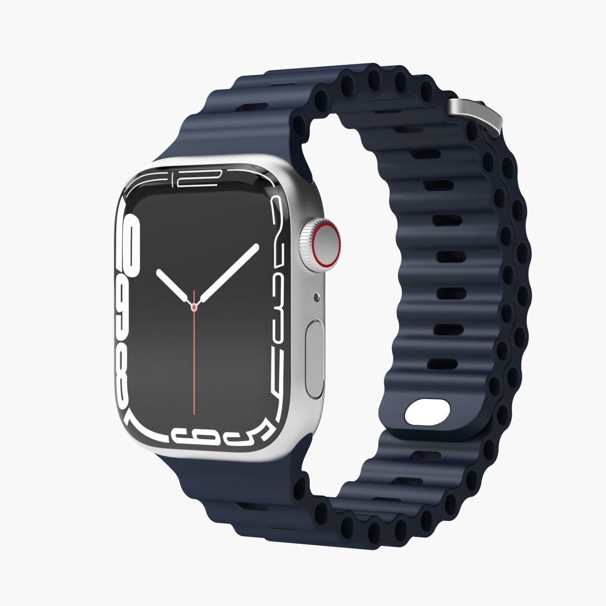 Vonmählen Wave Band - Band - Smartwatch - Blau - Apple - Apple Watch 38 mm | 40 mm | 41 mm - Silikon, Ansicht 3