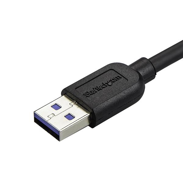StarTech.com 2m Micro USB 3.0 Kabel - USB A zu rechts gewinkelt Micro B USB Anschlusskabel - M/M, Ansicht 2