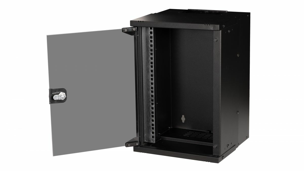 Equip Wandgehäuse 10 09U 300x300mm Glastür schwarz - Gehäuse - 10, Ansicht 4