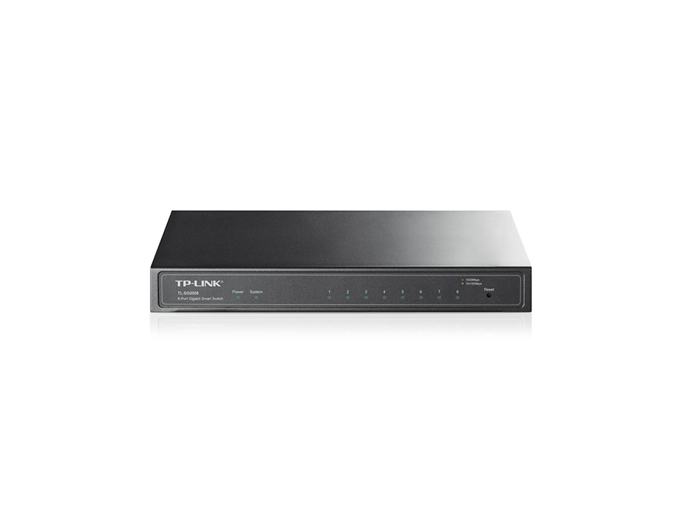 TP-LINK TL-SG2008 - Switch - managed - 8 x 10/100/1000, Ansicht 2