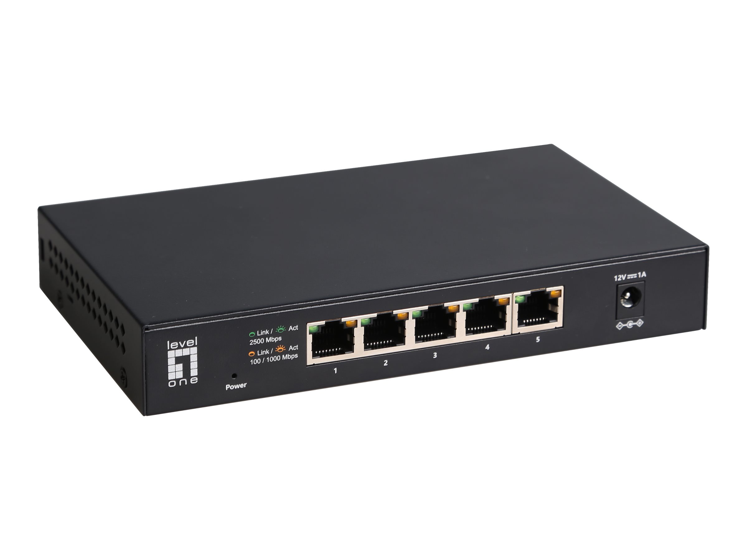 LevelOne GEU-0525 - Switch - unmanaged - 5 x 10010002.5G Base-T