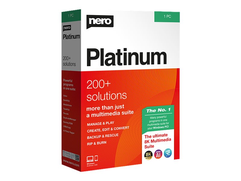 Nero Platinum Unlimited - Box-Pack - 1 PC - CD (Mini-Box)