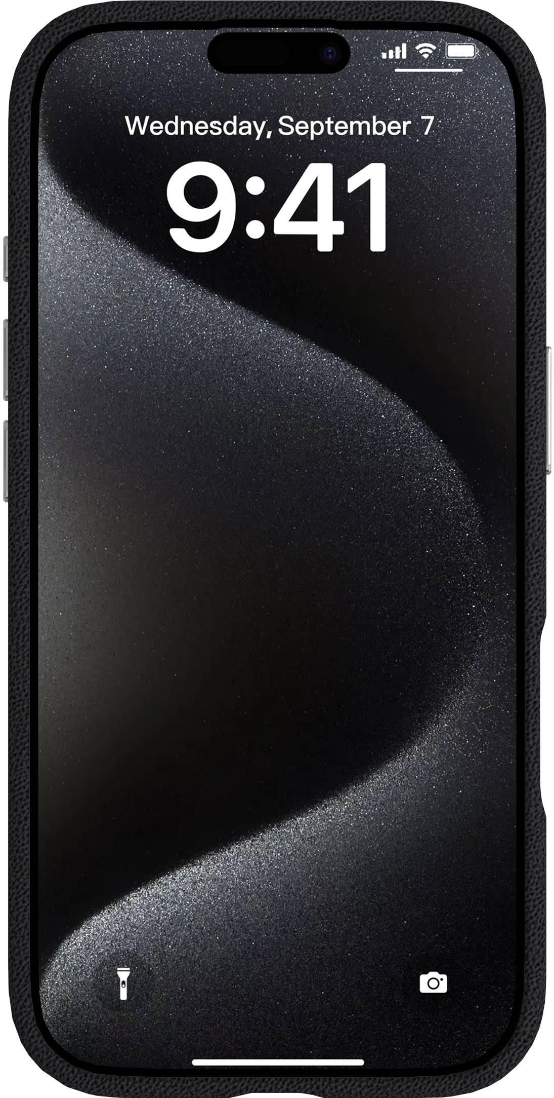 eSTUFF INFINITE GRS VENICE iPhone 17 Black Leather Magnetic, Ansicht 4