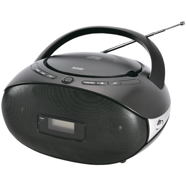 Inter Sales DENVER TC-29 - Ghettoblaster - 2 Watt - Schwarz, Ansicht 2