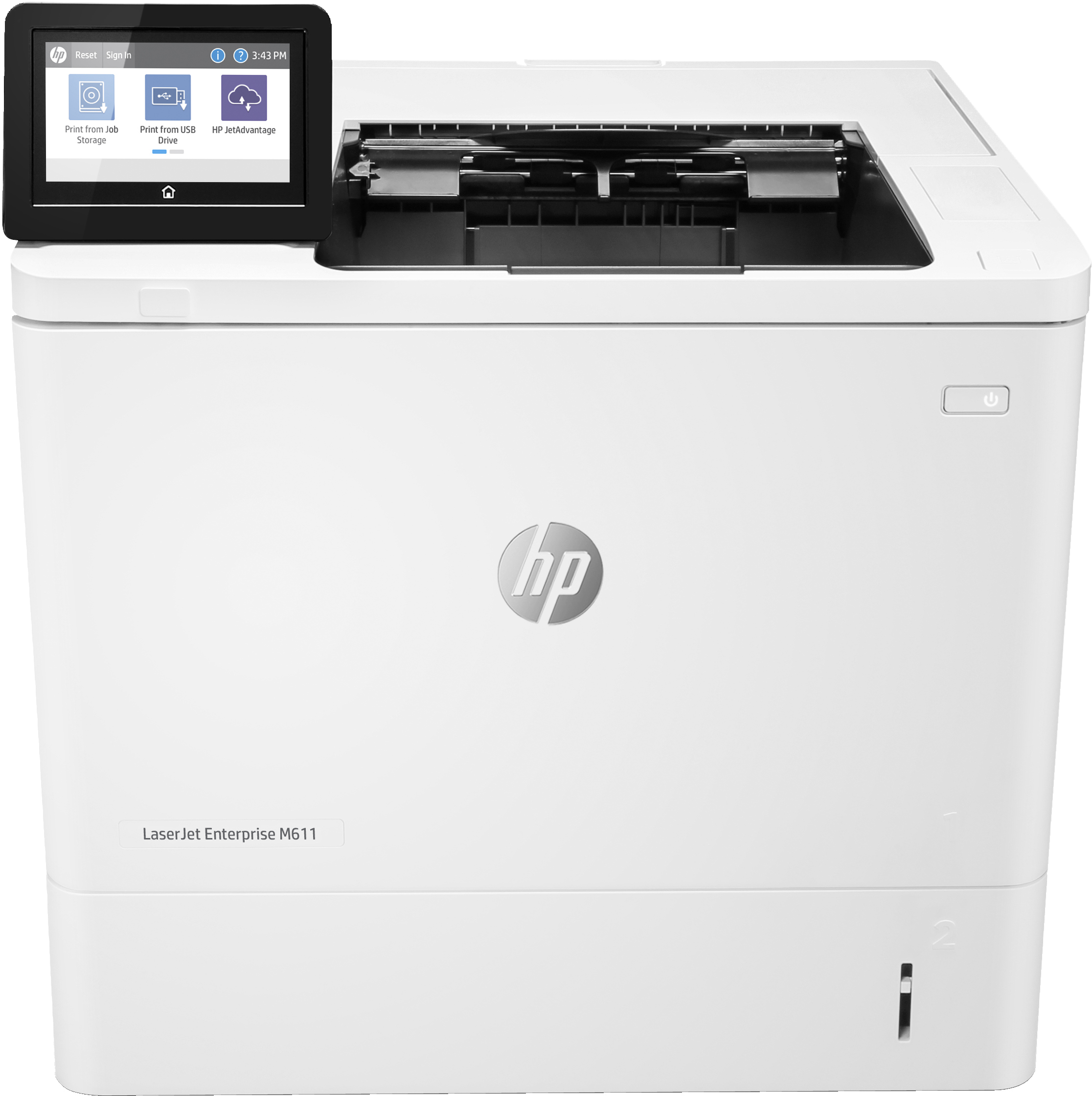 HP LaserJet Enterprise M611dn, Drucken, Beidseitiger Druck, Laser, 1200 x 1200 DPI, A4, 61 Seiten pro Minute, Doppelseitiger Druck, Netzwerkfähig