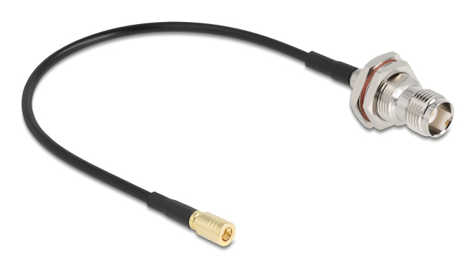 Delock Antennenkabel TNC Buchse zu SMB Stecker RG-174 20 cm, Ansicht 3