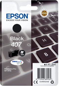Epson 407 - 41.2 ml - L-Größe - Schwarz - Original, Ansicht 2