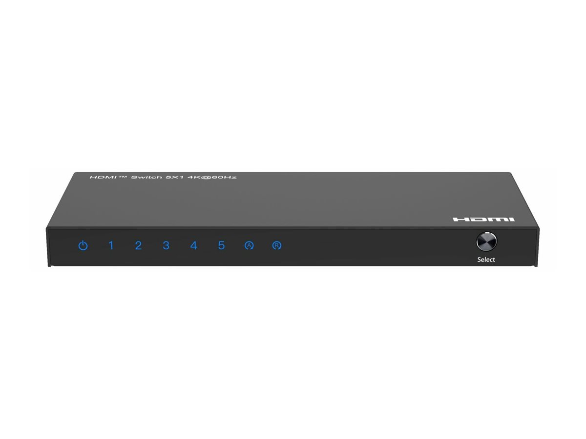 MicroConnect Switch - Fernbedienung - 5 x HDMI, Ansicht 4