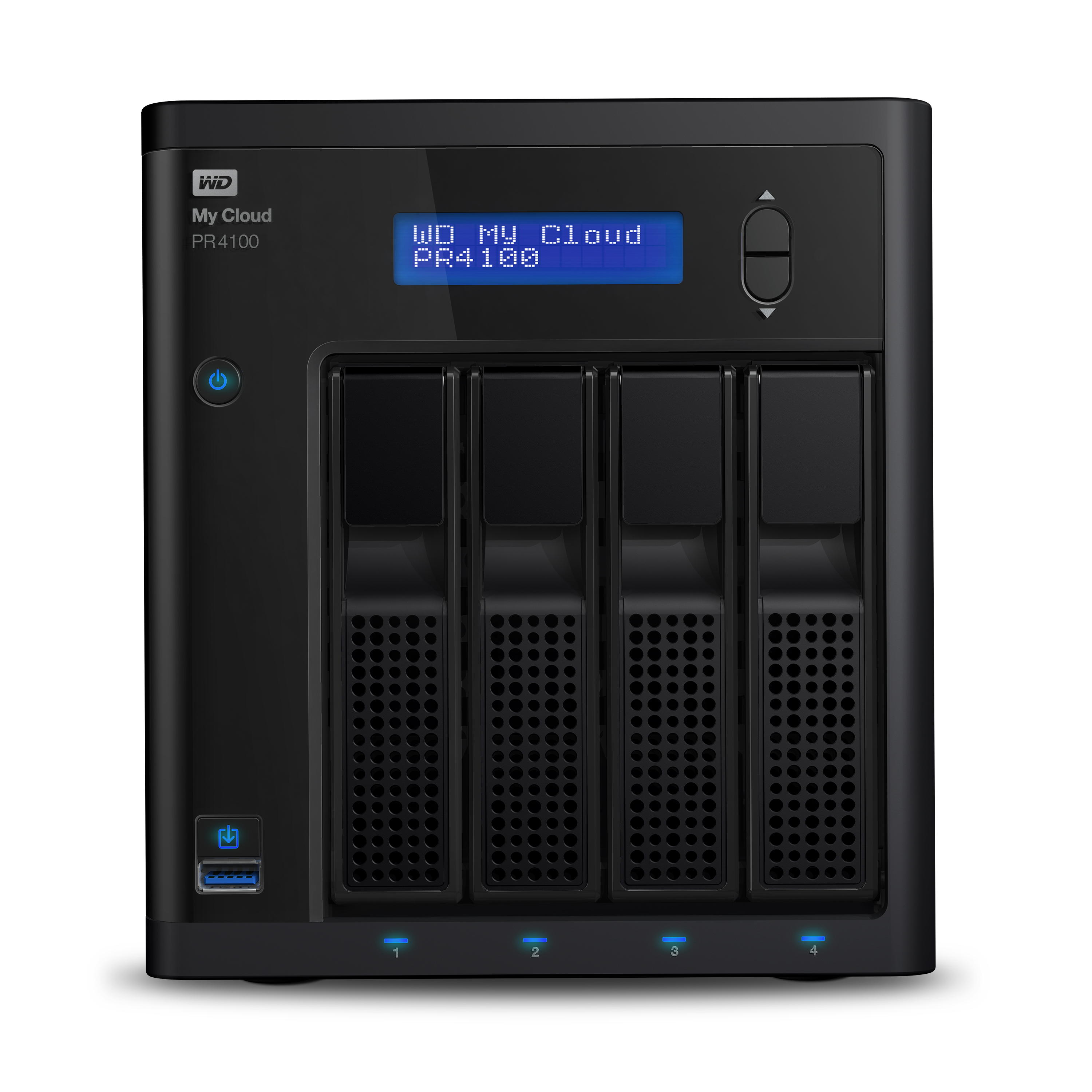 WD My Cloud PR4100, NAS, Desktop, Intel® Pentium®, N3710, 4 GB, DDR3L