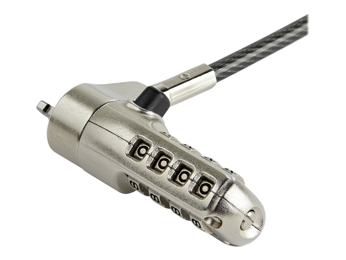 StarTech.com LTLOCKNANO Laptopschloss (2m Kabel, Nano lock, individuell wählbare Kombination, anti-theft), Ansicht 2