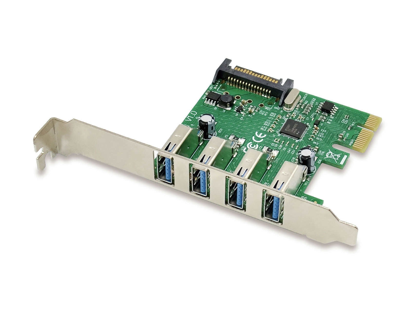 Conceptronic Emrick U34 - USB-Adapter - PCIe Low-Profile, Ansicht 3