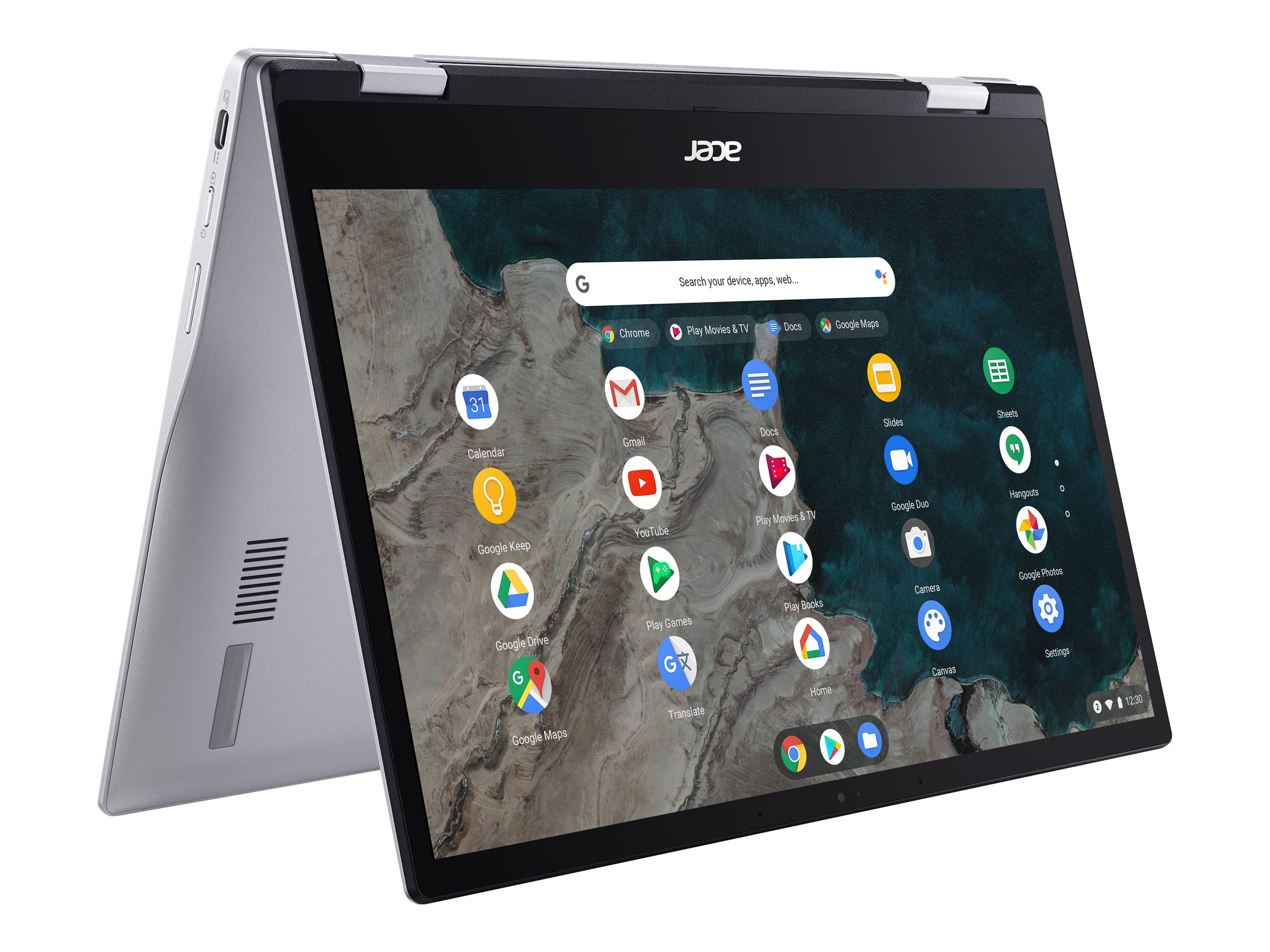 Acer Chromebook Spin 513 CP513-1H - Flip-Design - Snapdragon 7c Kryo 468 - Chrome OS - Qualcomm Adreno 618 - 4 GB RAM - 64 GB eMMC - 33.8 cm (13.3)