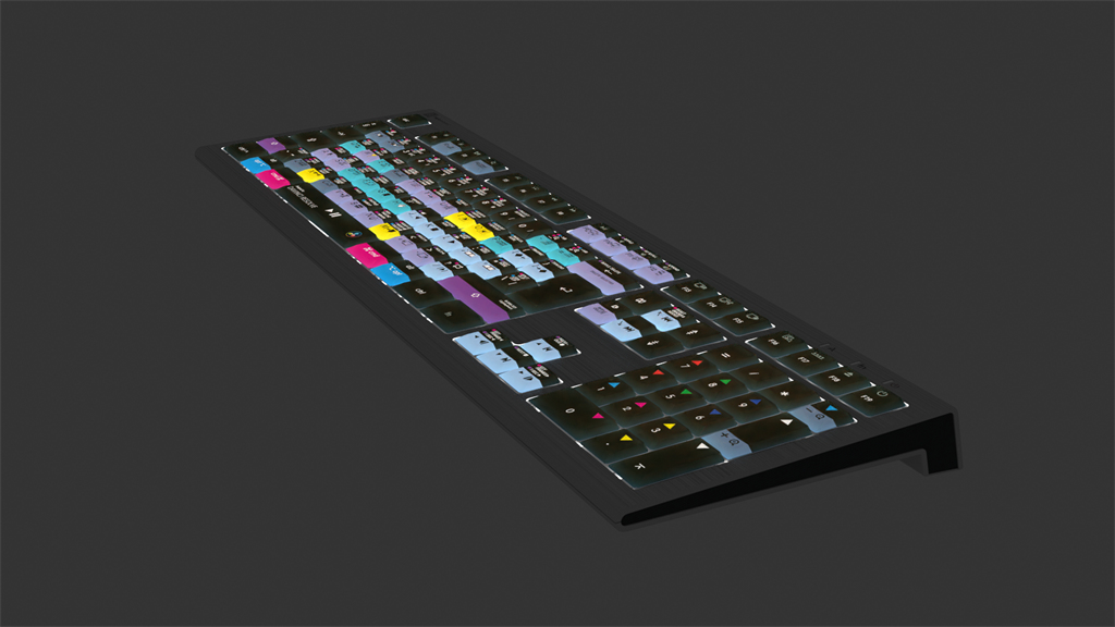 Logickeyboard DaVinci Resolve Astra 2 - Tastatur - TL: UK, QWERTY, Ansicht 4
