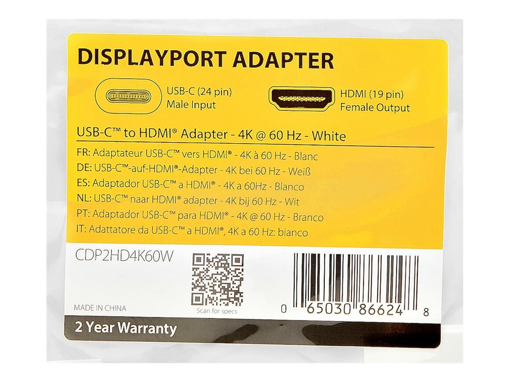 StarTech.com Startech USB-C auf HDMI Adapter - Thunderbolt