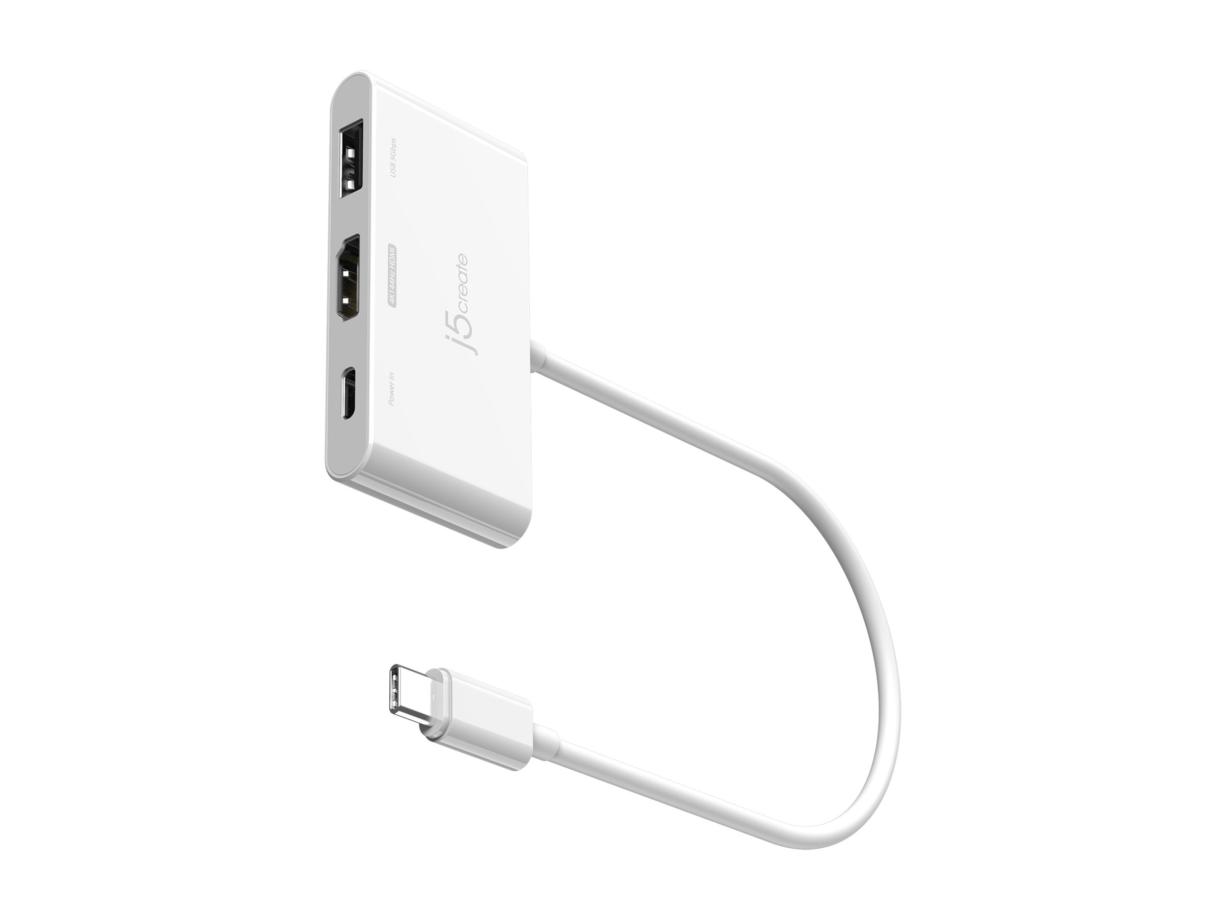 j5create JCA399 - Videoadapter - 24 pin USB-C männlich zu HDMI, USB-C (PD), Ansicht 2