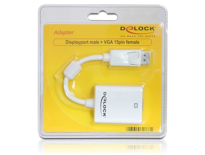 Delock VGA-Adapter - DisplayPort (M) zu HD-15 (VGA), Ansicht 2