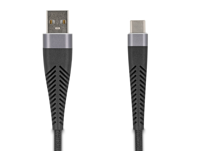 Delock USB 2.0 Kabel Typ-A Stecker zu Type-C mit verlängertem Knickschutz - 2 m - Kabel - Digital/Daten, Ansicht 2