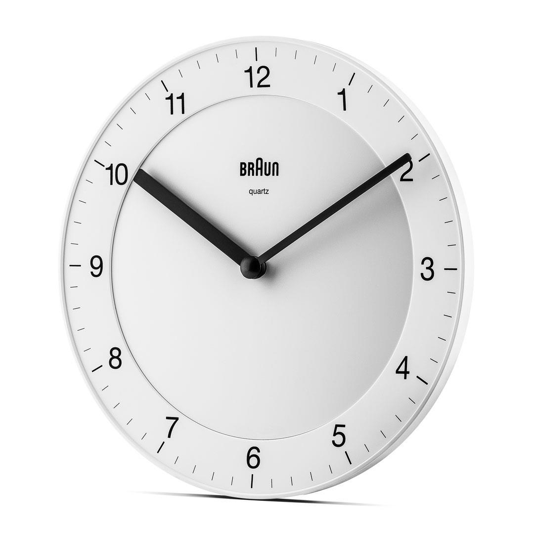 Braun BC06W - Wand - Quarzuhr - Rund - Weiß - Erwachsene - AA, Ansicht 3