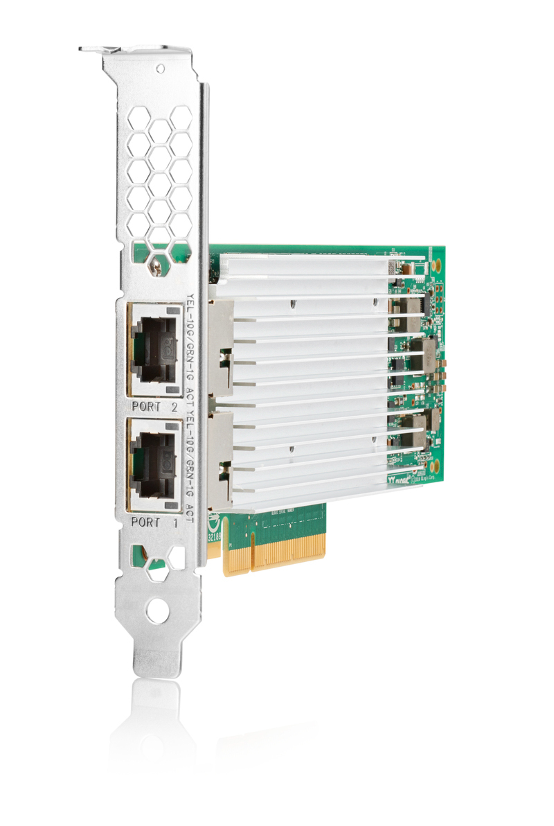 HPE Ethernet 10Gb 2-port 521T, Eingebaut, Kabelgebunden, PCI Express, Ethernet, 20000 Mbit/s