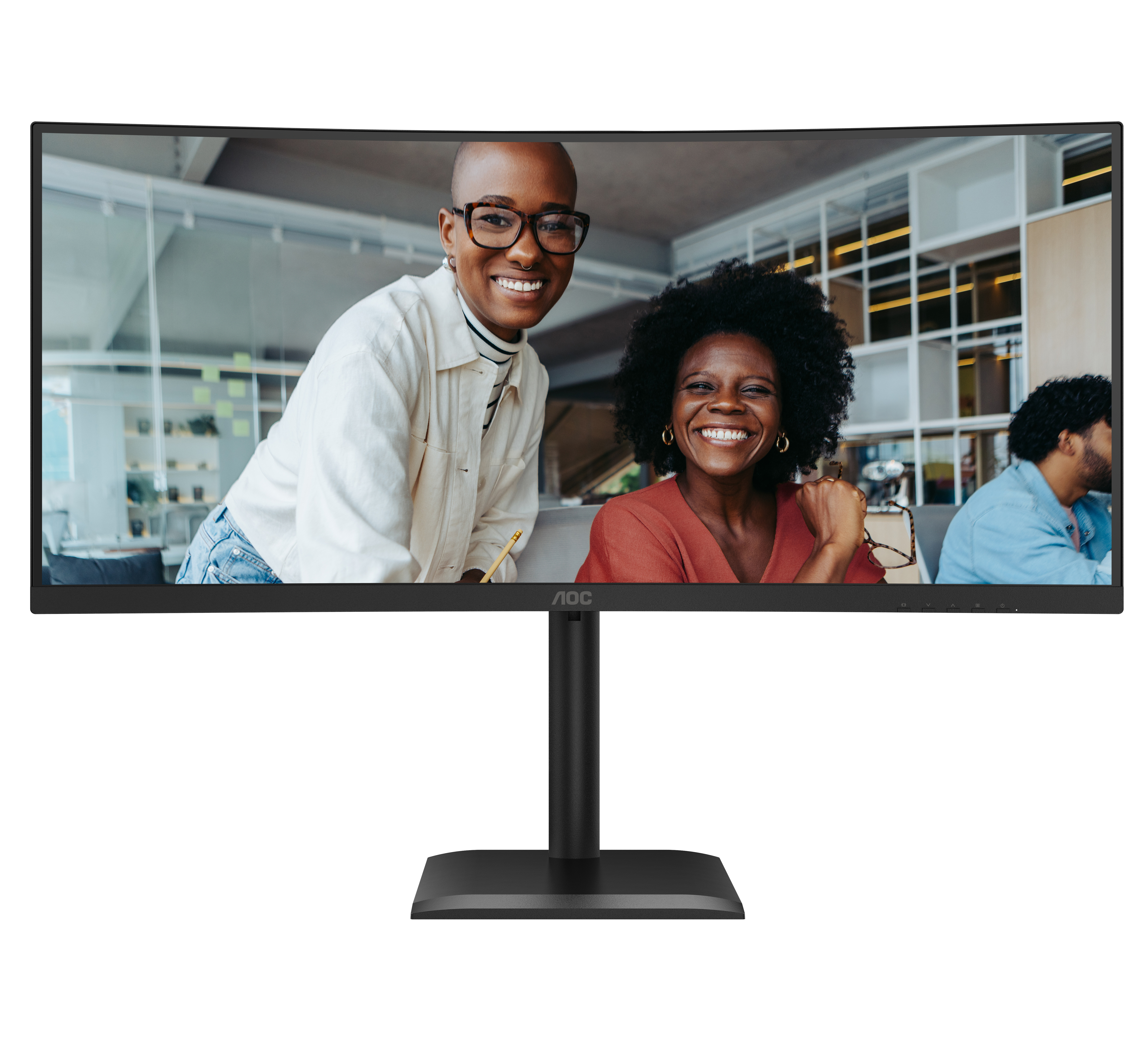 AOC CU34E4CV - LED-Monitor - gebogen - USB - 86.36 cm (34), Ansicht 2